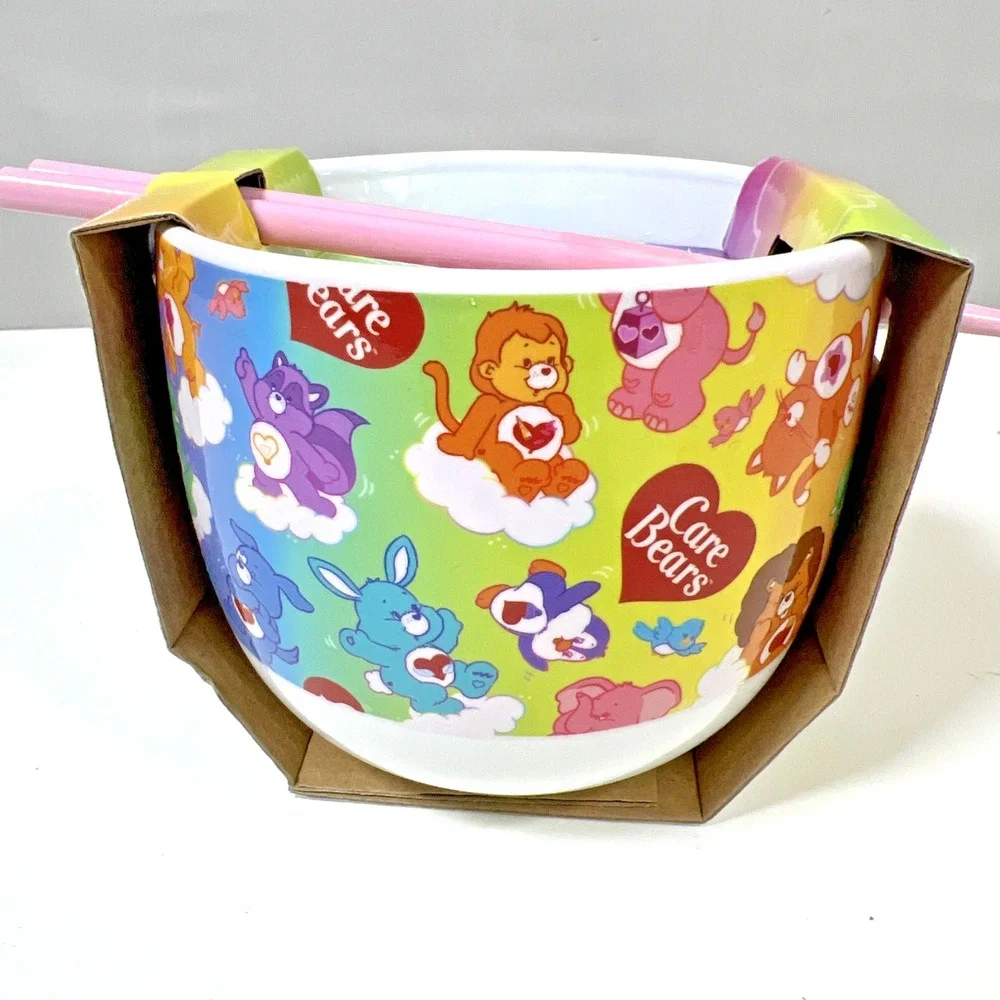 Care Bears Cousins Ramen Bowl CultureFly‎ 80s Gift Set